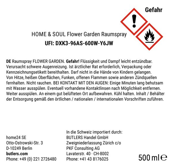 Szobaillatosító spray Flower Garden 500 ml