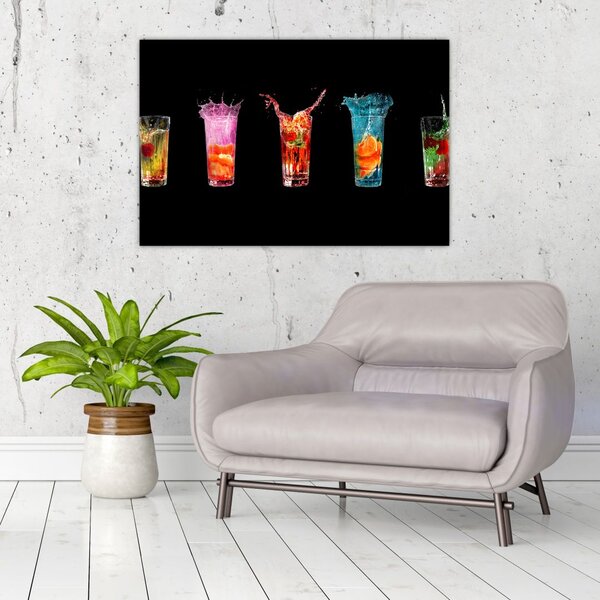 Az italok képe (90x60 cm)