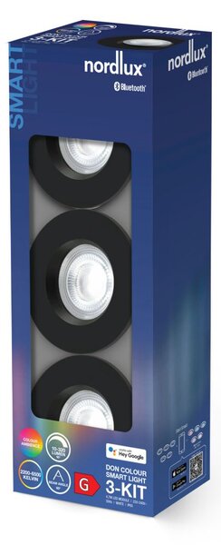 Nordlux modern kültéri spotlámpa donsmart fekete nor2210500003 IP65
