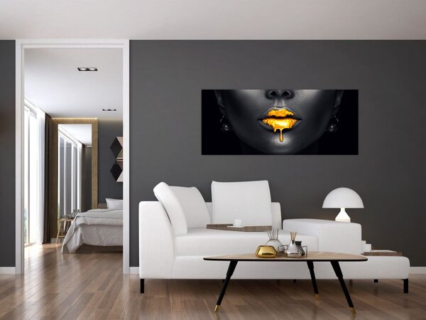 Kép - Női ajkak (120x50 cm)