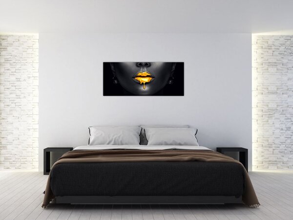 Kép - Női ajkak (120x50 cm)