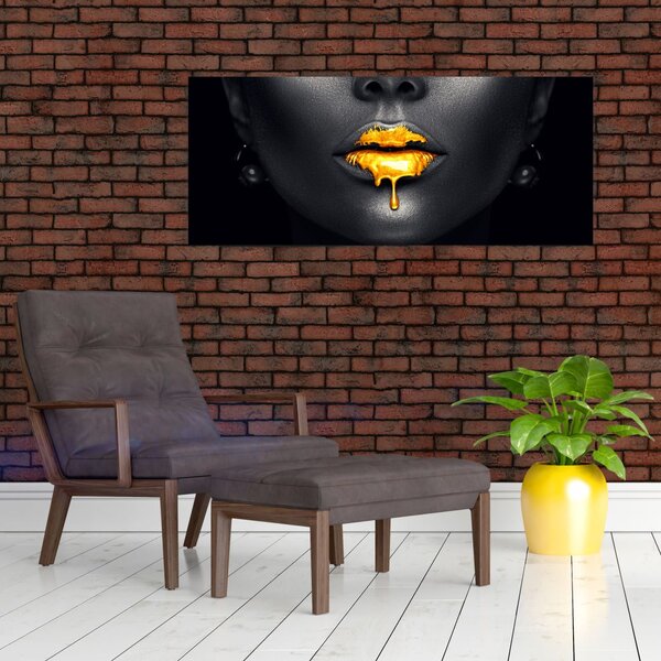 Kép - Női ajkak (120x50 cm)