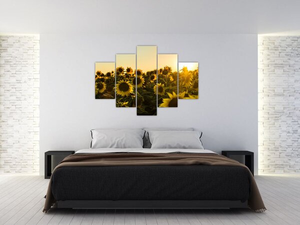 A napraforgó mező képe (150x105 cm)