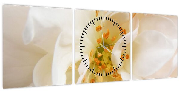 Kép - Virág (órával) (90x30 cm)