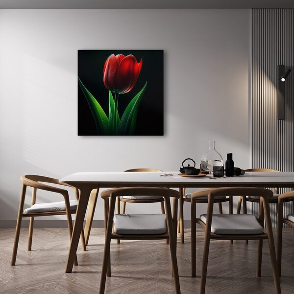Kép tulipán virág éjjel