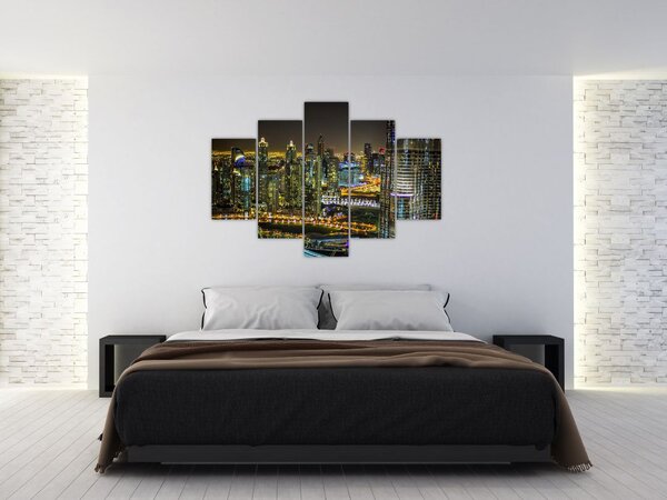 Éjszakai város képe (150x105 cm)