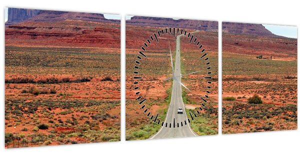 Kép - U.S. 163-as út (órával) (90x30 cm)