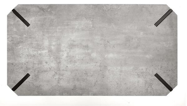 Dohányzóasztal Emilia (beton + fekete)