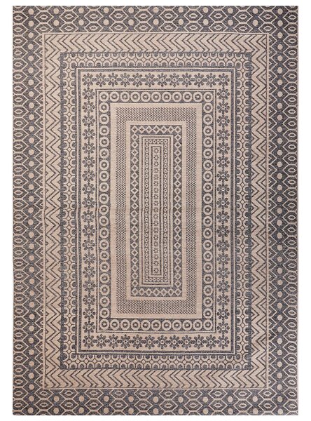 Szőnyeg BAGLAR Szürke 160 x 230 cm Juta zsákvászon