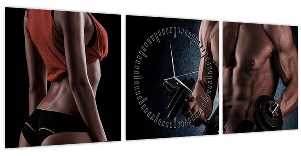 Kép - Fitness (órával) (90x30 cm)