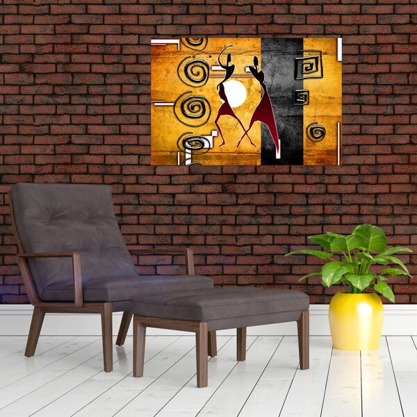 Kép - Ősi festészet (90x60 cm)