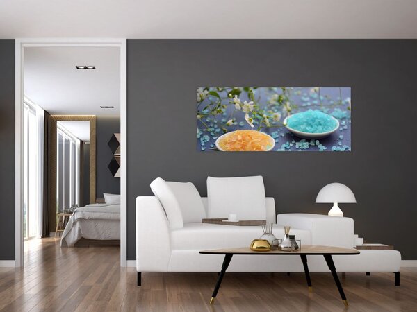 Színes tengeri só képe (120x50 cm)
