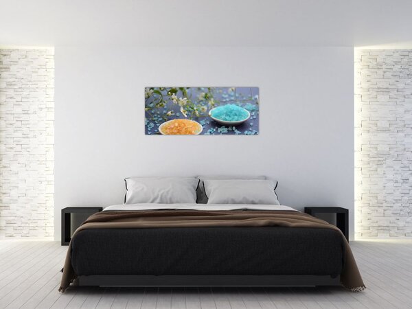 Színes tengeri só képe (120x50 cm)
