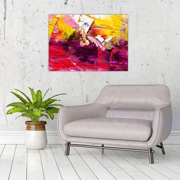 Absztrakció kép - festmény (70x50 cm)