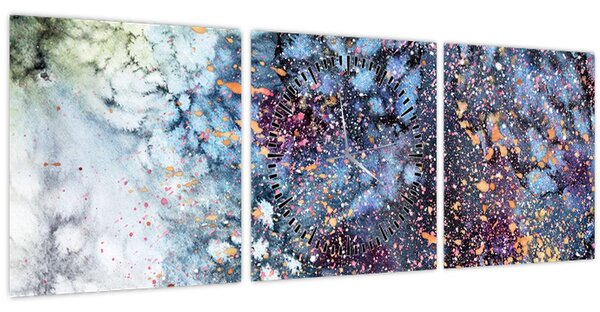 Kép - Absztrakció (órával) (90x30 cm)