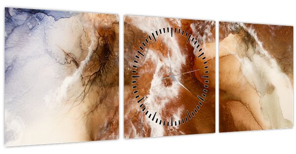Kép - Márvány absztrakció (órával) (90x30 cm)