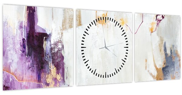 Kép - Absztrakció (órával) (90x30 cm)