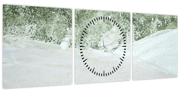 Kép - Absztrakció ecsettel (órával) (90x30 cm)
