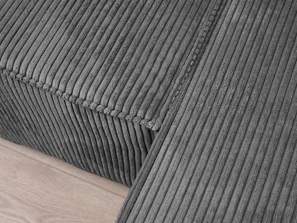 AKCIÓ Sötétszürke U alakú ülőgarnitúra SMART COSARO 295x140 cm II. osztály