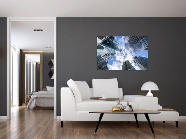 Felhőkarcolók képe (90x60 cm)