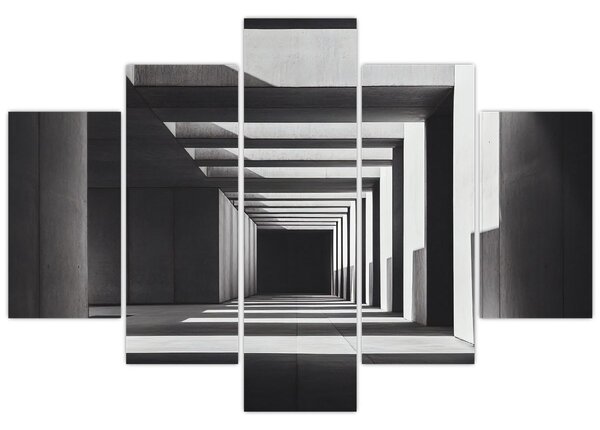 Kép - Négyzet alakú alagút (150x105 cm)