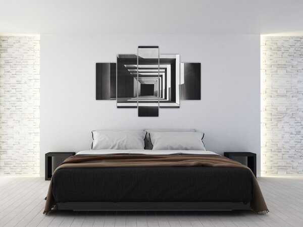 Kép - Négyzet alakú alagút (150x105 cm)