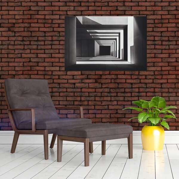 Kép - Négyzet alakú alagút (90x60 cm)
