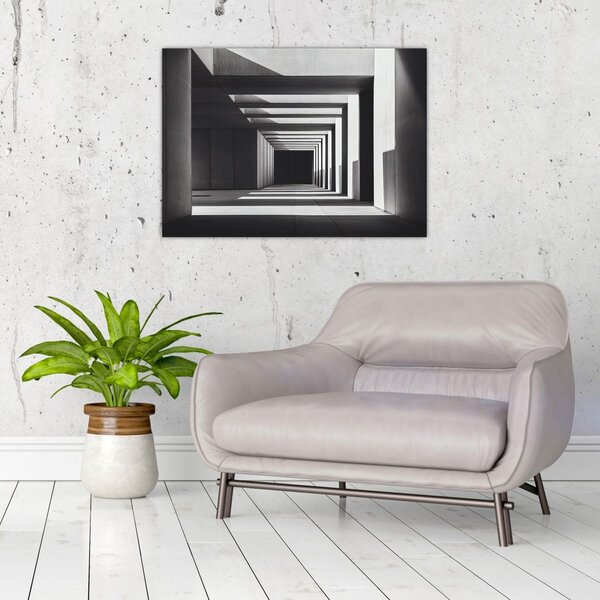 Kép - Négyzet alakú alagút (70x50 cm)