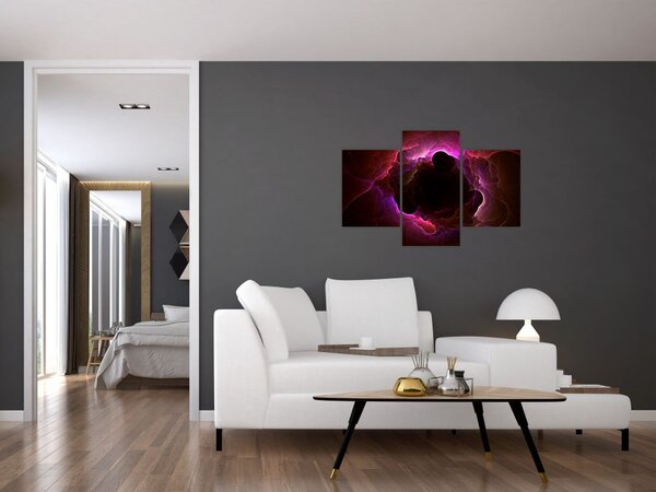 Kép - felhős absztrakció (90x60 cm)