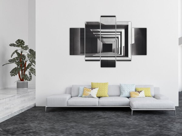 Kép - Négyzet alakú alagút (150x105 cm)