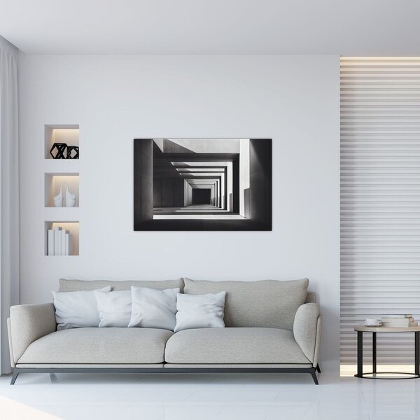 Kép - Négyzet alakú alagút (90x60 cm)
