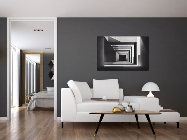 Kép - Négyzet alakú alagút (90x60 cm)