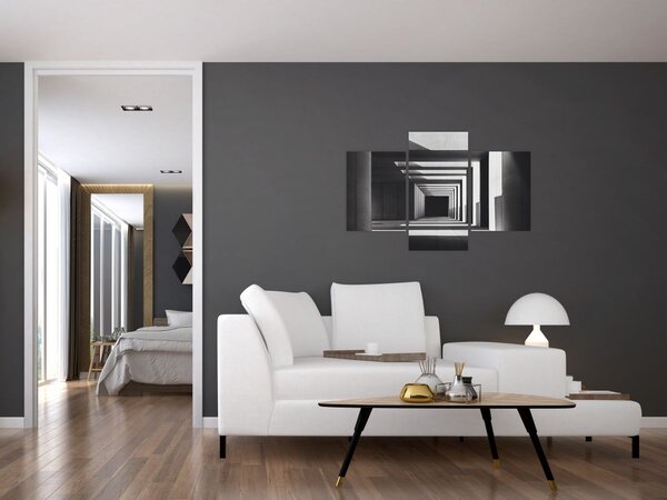 Kép - Négyzet alakú alagút (90x60 cm)