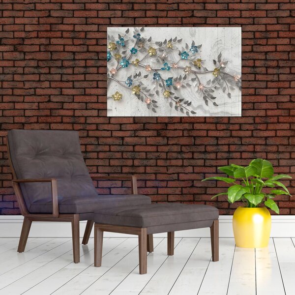 Kép - Az ágon - absztrakt (90x60 cm)