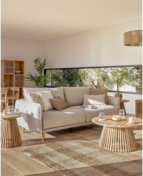 Bézs kanapé 210 cm Carlota - Kave Home