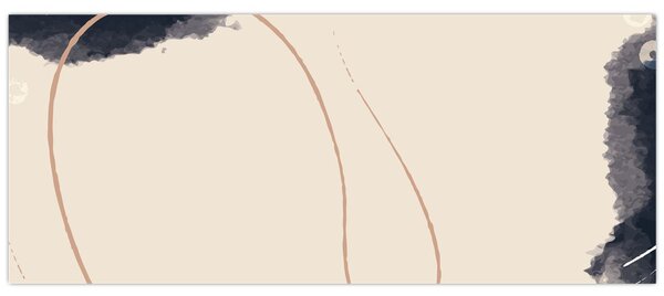 Kép - Bézs absztrakció (120x50 cm)