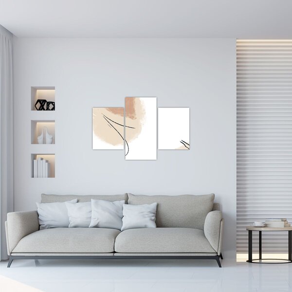 Kép - Fehér absztrakció (90x60 cm)
