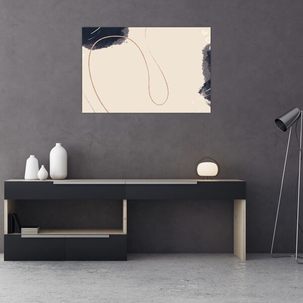 Kép - Bézs absztrakció (90x60 cm)