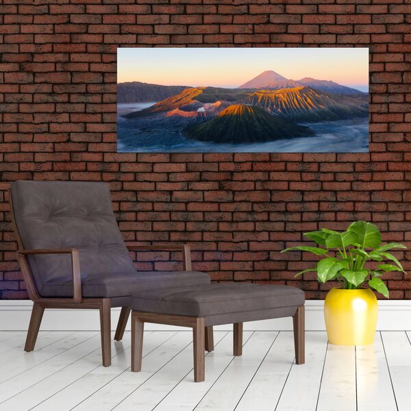 Kép a Bromo-hegyről Indonéziában (120x50 cm)