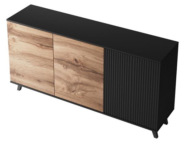 Szekrény Ranae KM1 (wotan tölgy + fekete)