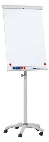 Franken Flipchart tábla mobil 68x105cm, mágneses 5 görgős gurítható ValueLine (EL-FC31)
