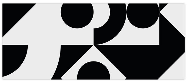 Kép - Geometriai absztrakció N⁰1 (120x50 cm)