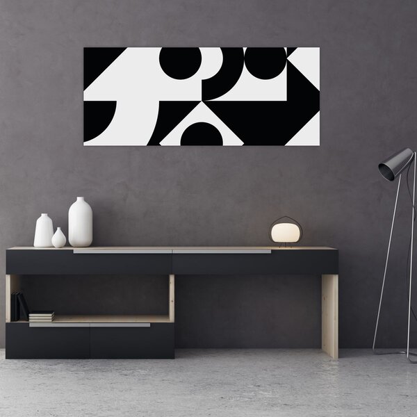 Kép - Geometriai absztrakció N⁰1 (120x50 cm)