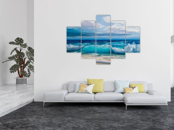 Kép - tengeri hullámok (150x105 cm)