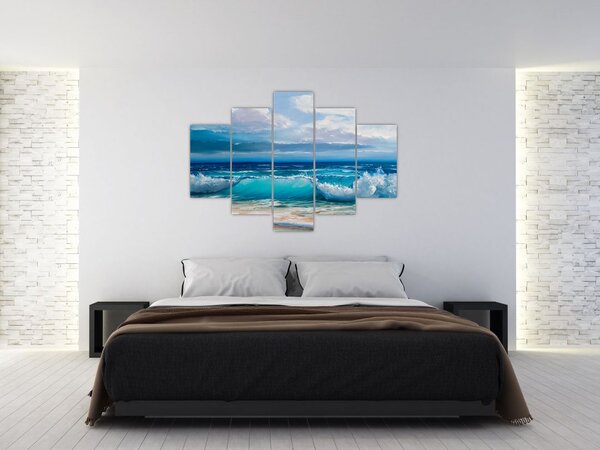 Kép - tengeri hullámok (150x105 cm)