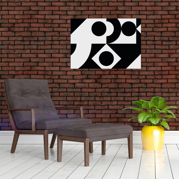 Kép - Geometriai absztrakció N⁰1 (70x50 cm)