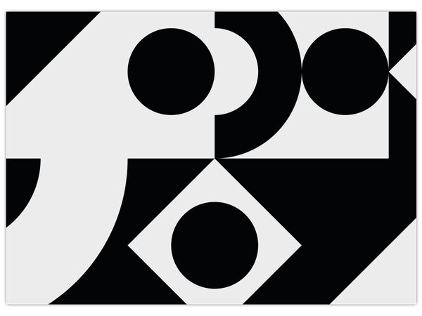 Kép - Geometriai absztrakció N⁰1 (70x50 cm)
