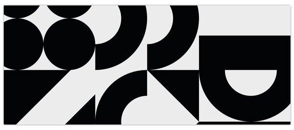 Kép - Geometriai absztrakció N⁰2 (120x50 cm)
