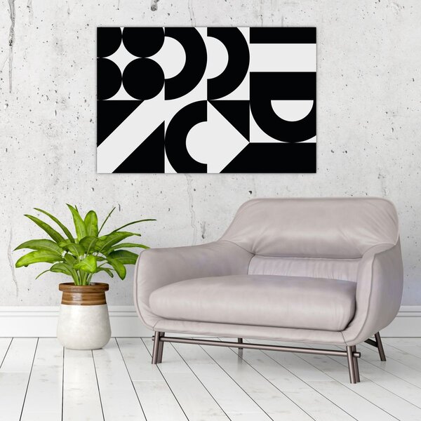 Kép - Geometriai absztrakció N⁰2 (90x60 cm)