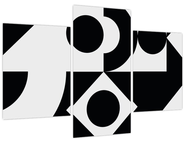 Kép - Geometriai absztrakció N⁰1 (90x60 cm)